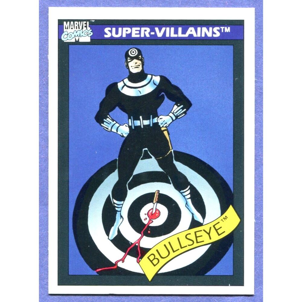 1990 Marvel Universe Card #64 Bullseye